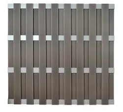 Деревянная пластиковая Композитная Панель по заводской цене, наружная Вертикальная ограда с защитой от ветра для сада из ДПК
