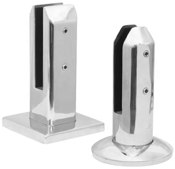 Stainless Steel Glass Clamp Glass Spigots  Balustrade Stairs Railing Pool Balcony Fence Floor Glass Brackets
