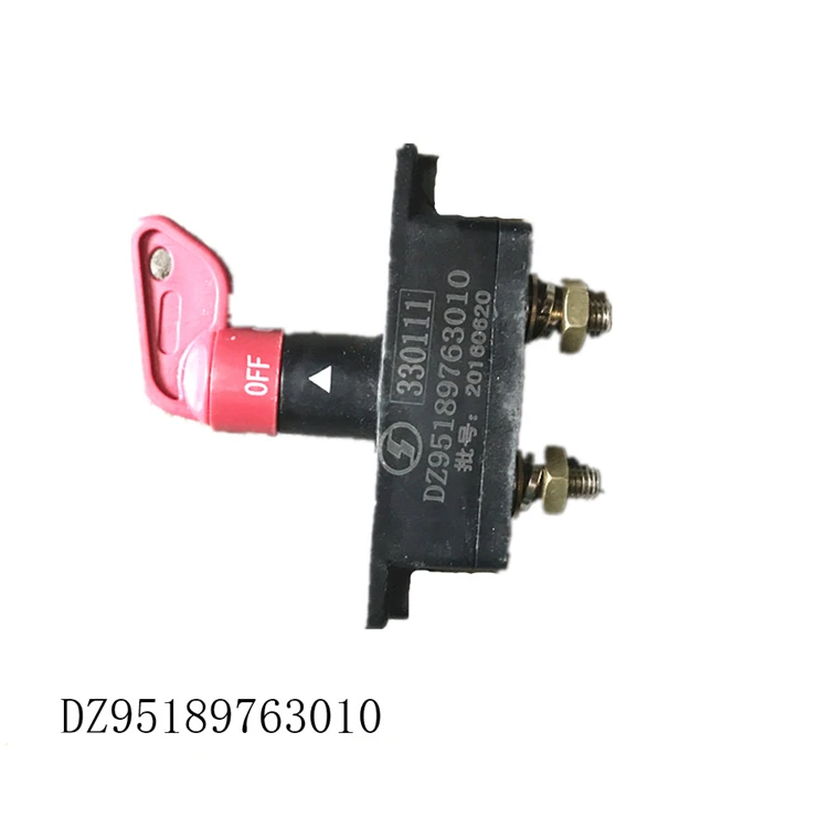 Original SHACMAN Spare Parts Main Power Switch DZ95189763010 for SHACMAN Truck