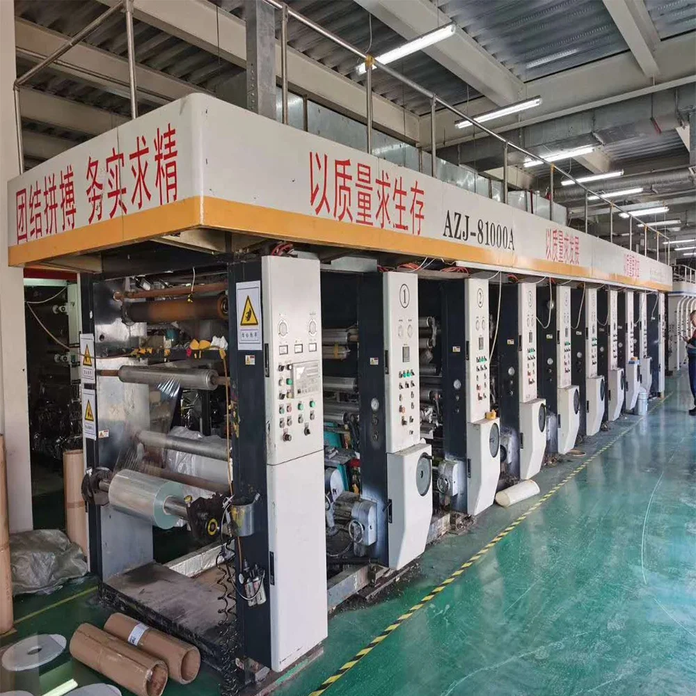 Printing and packaging machine of 10 color used gravure printing machine