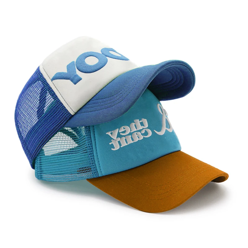 Custom Logo Printing Foam Mesh Trucker Cap 3D Puff Print Trucker Hat