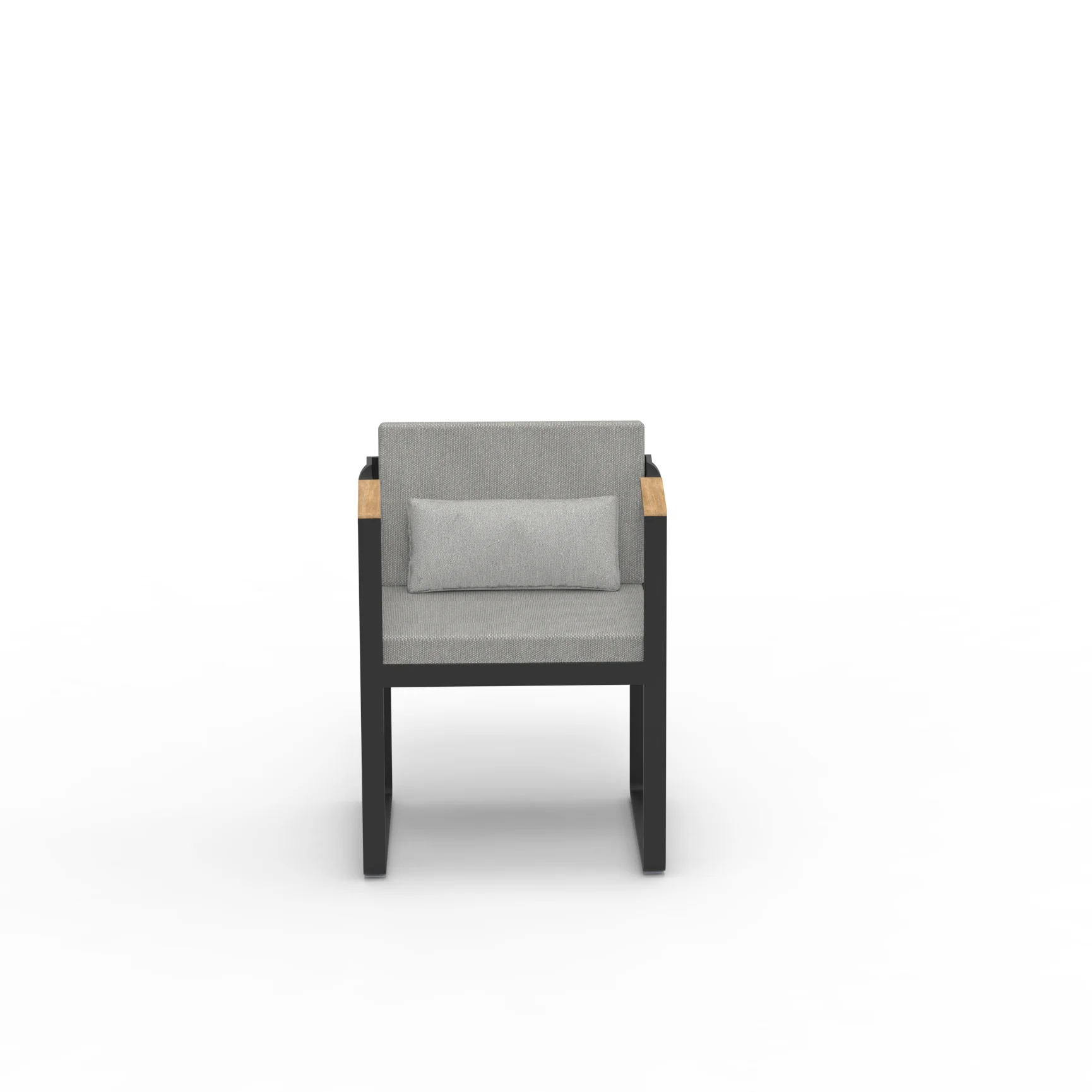 Outdoor Furniture Luxury Top Aluminum Teak Wood Garden Patio Beach Resort Villa Hotel Casino Cruise Dine Dining Chair