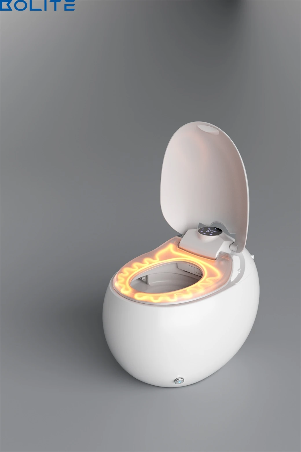 2023 best one-piece smart toilet mini egg intelligent toilet bowl automatic flush smart toilet for mini family bathroom
