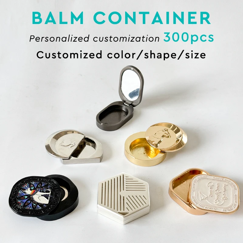 Custom Small Batch Zinc Alloy Metal Solid Perfume Container Square Tin Box for Christmas Gift Packaging