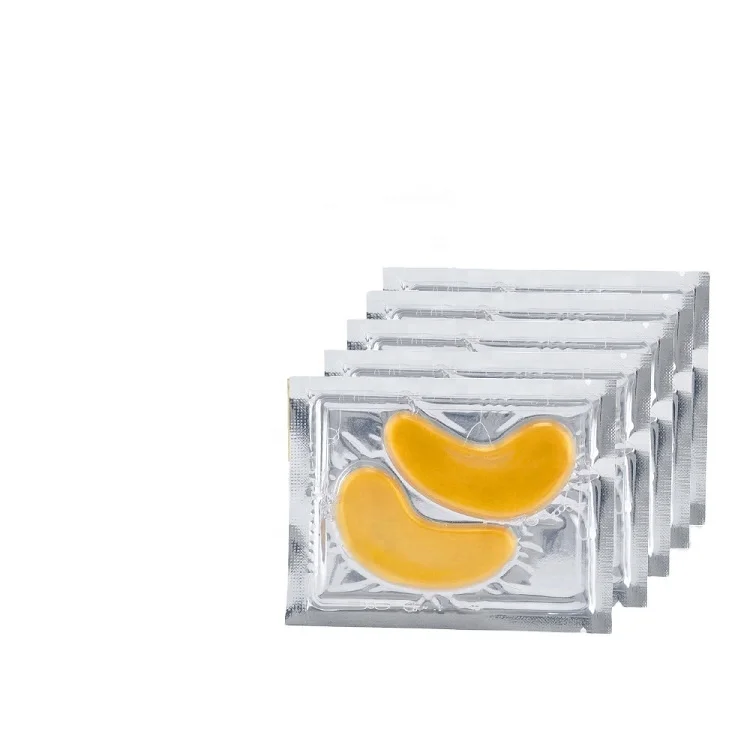 Factory Price OEM Anti-Puffiness hydrogel Crystal Gel Under Eye Patches 24K Gold Collagen Eye Mask Eye Patch Private Label