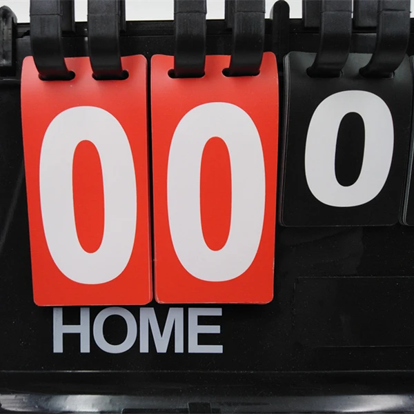 ABS Plastic Material Flip Card Scoreboard/Portable Flip Scoreboard for Sport