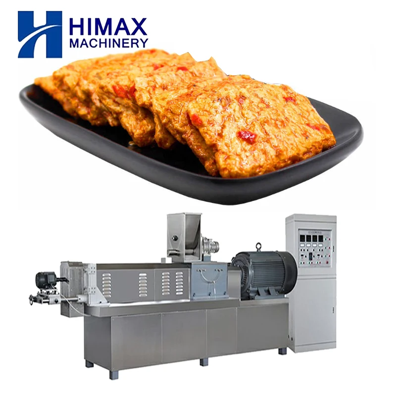 High Protein Tvp Soya Extruder Machine Textured Soya Protein Machine Vegetarian Soy Protein Meat Food Equipment