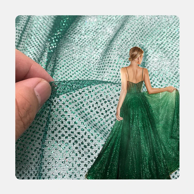 New Arrival Decorative Rhinestone Fabric Trimming Stretch Elastic Rhinestone Net Mesh Fabric For Garment Accessories