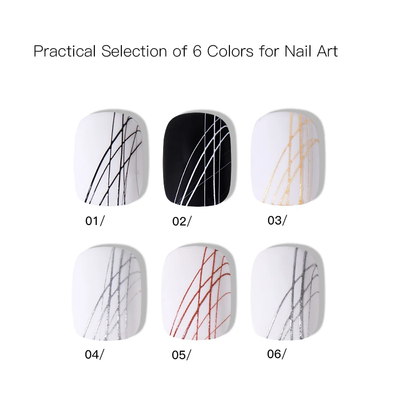 Factory Custom Gel Nail Polish Soak-Off Elastic Spider Gel Wholesale Sculpting 6 Color Gel Polish