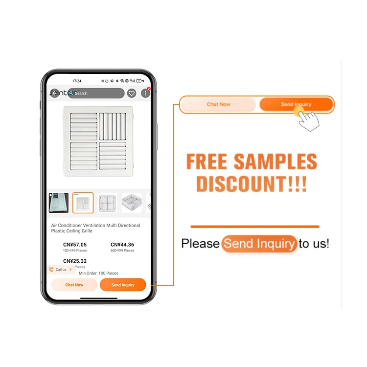 Air Ventliation Supply Ceiling Four Way Vent Register