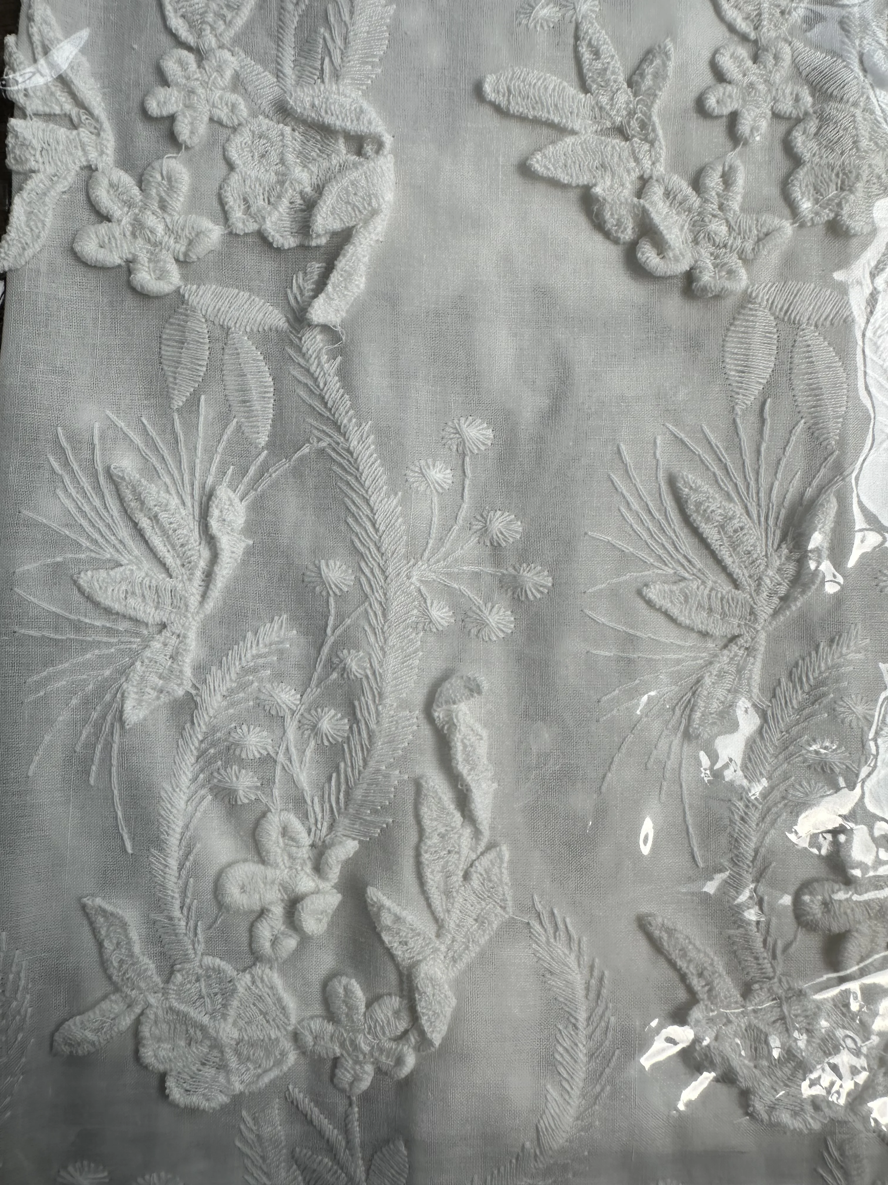 Three-Dimensional Embroidered Product with Unique Dimensional Feature