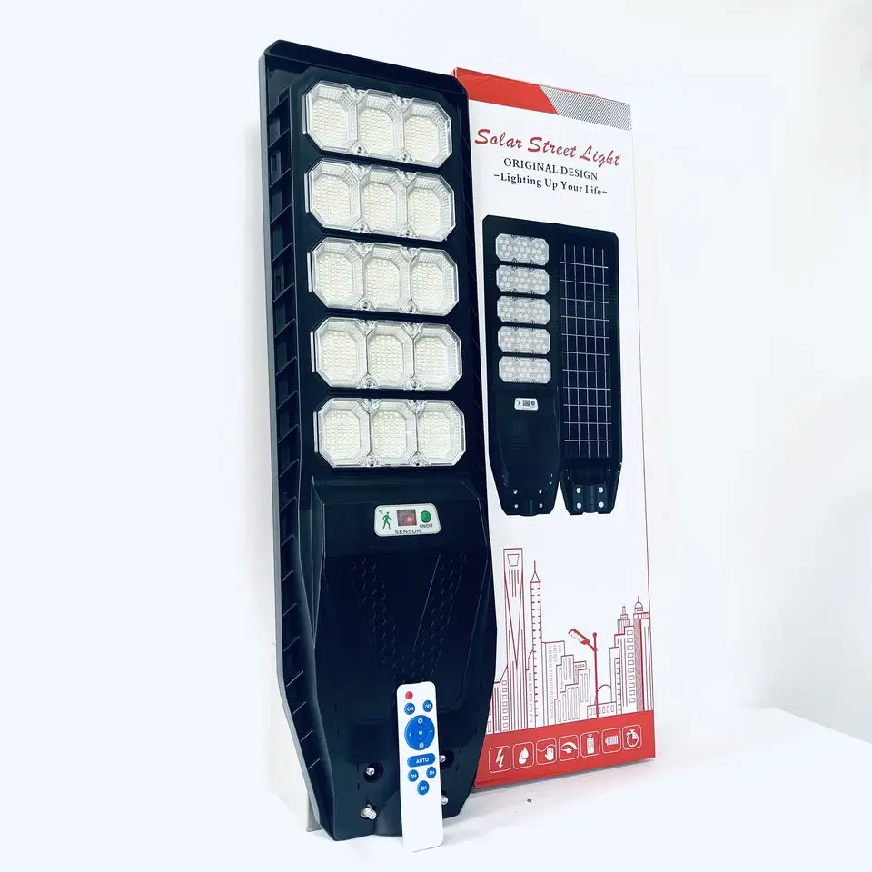 High Quality Abs Material All in One Ip65 Lamp Waterproof Lighting 300w Solar Street Light for Wall Yard Street