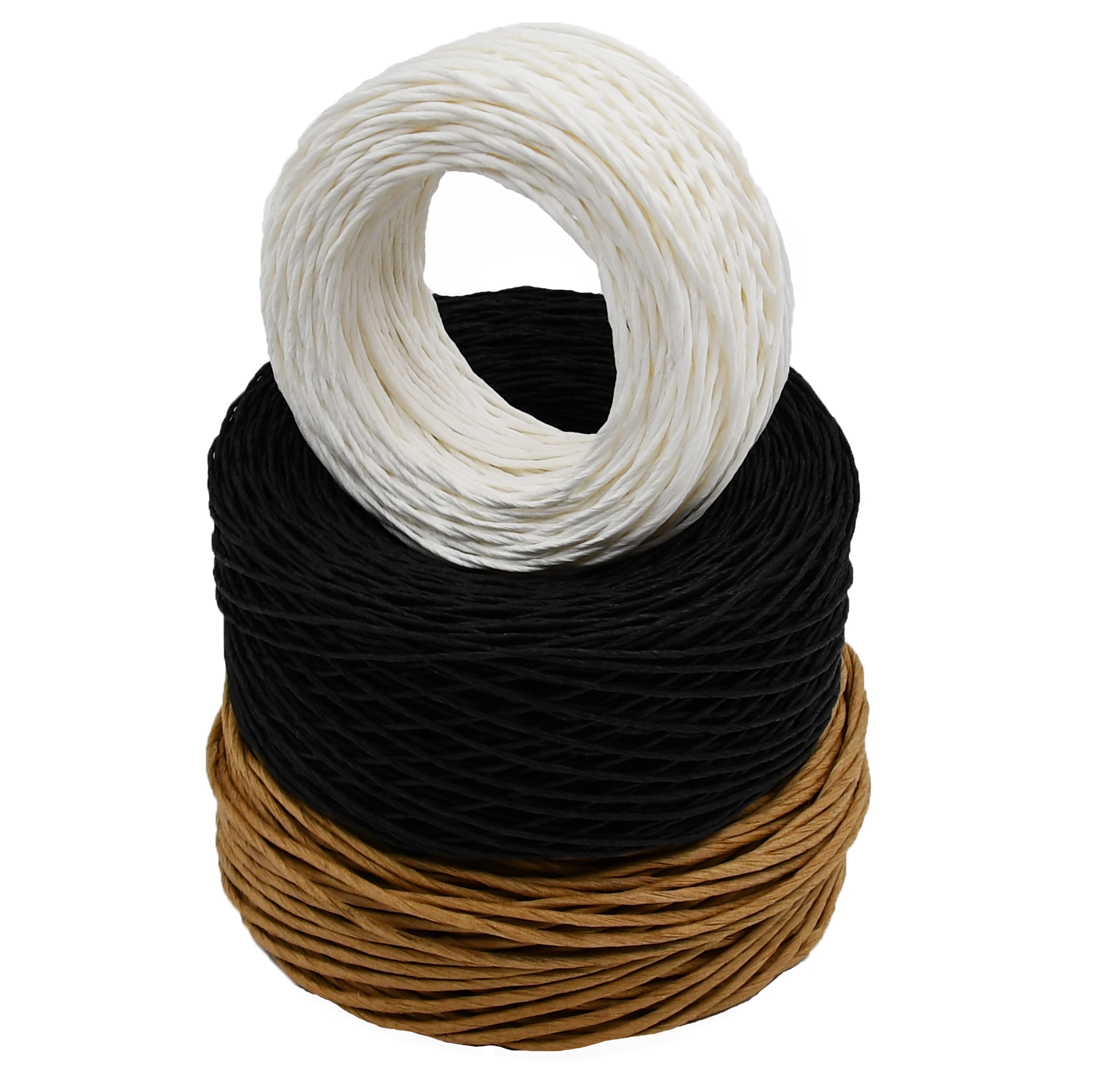 Custom Color Eco-Friendly Paper String Hang Tag Rope For Clothing Accessories