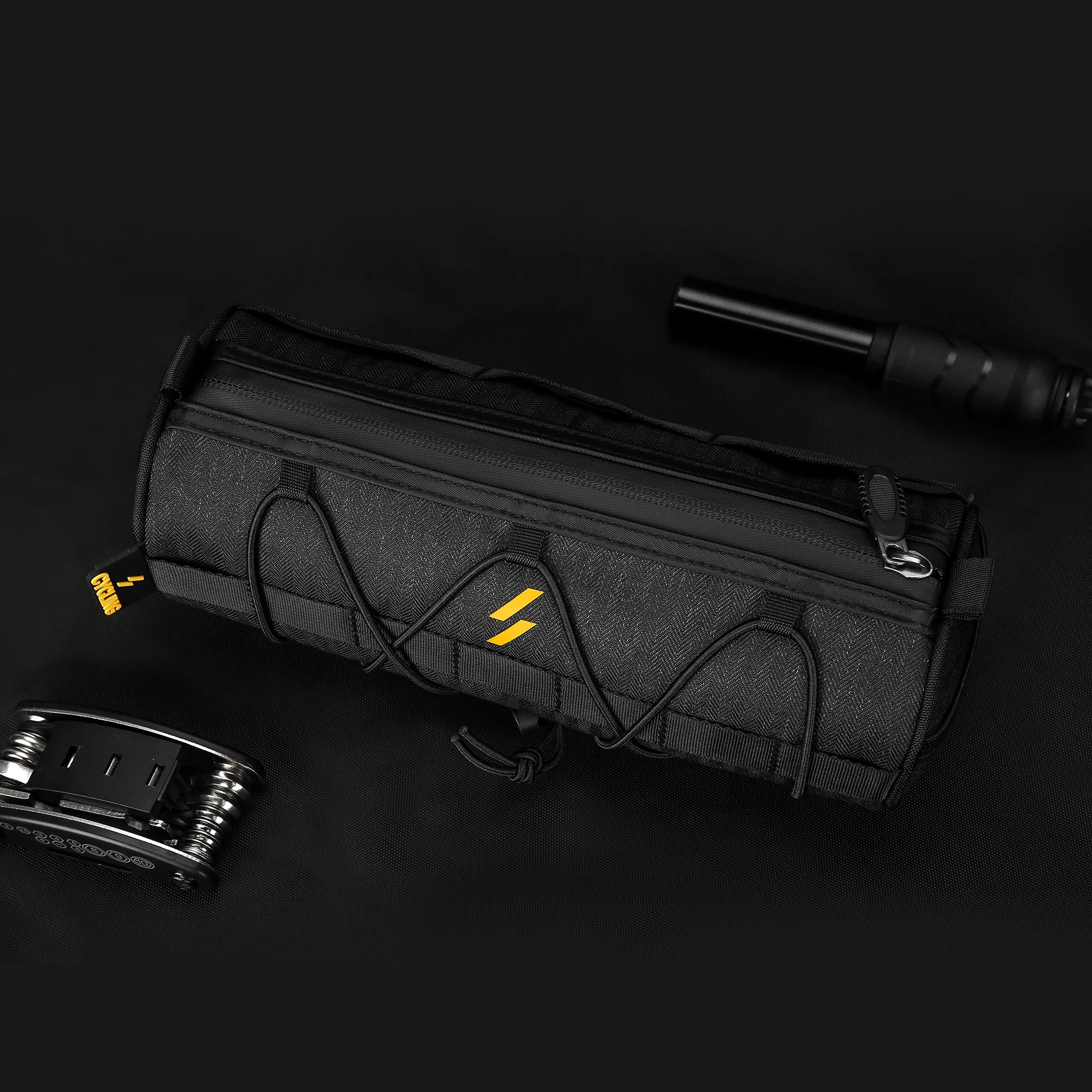 Customized waterproof travel outdoor bikepacking scooter bicycle road bike cycle gravel front top tube mounting handlebar bag