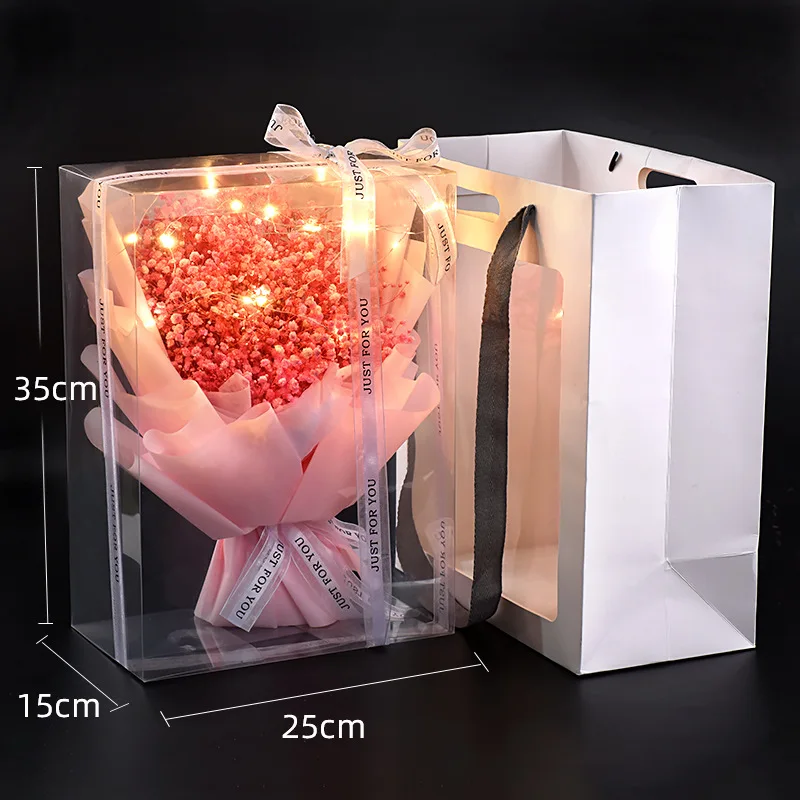 WIDEAL New arrival Full Star dried flower bouquet gift box rose birthday gift