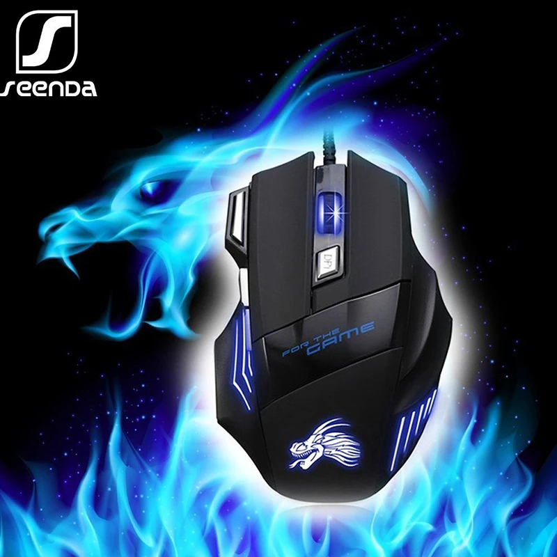 Professional Wired Gaming Mouse 7 Button 5500 DPI LED Optical USB Computer Mouse Ergonomics Gamer Mice X8 for Laptop PC Game