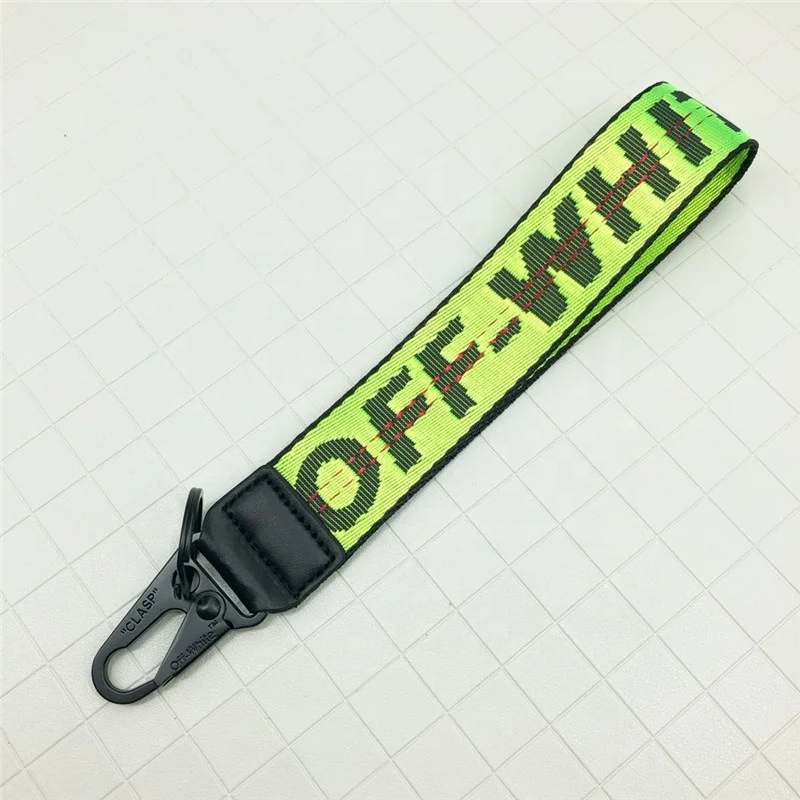 Hot sale lanyard key chain white  keychain off keychain lanyard