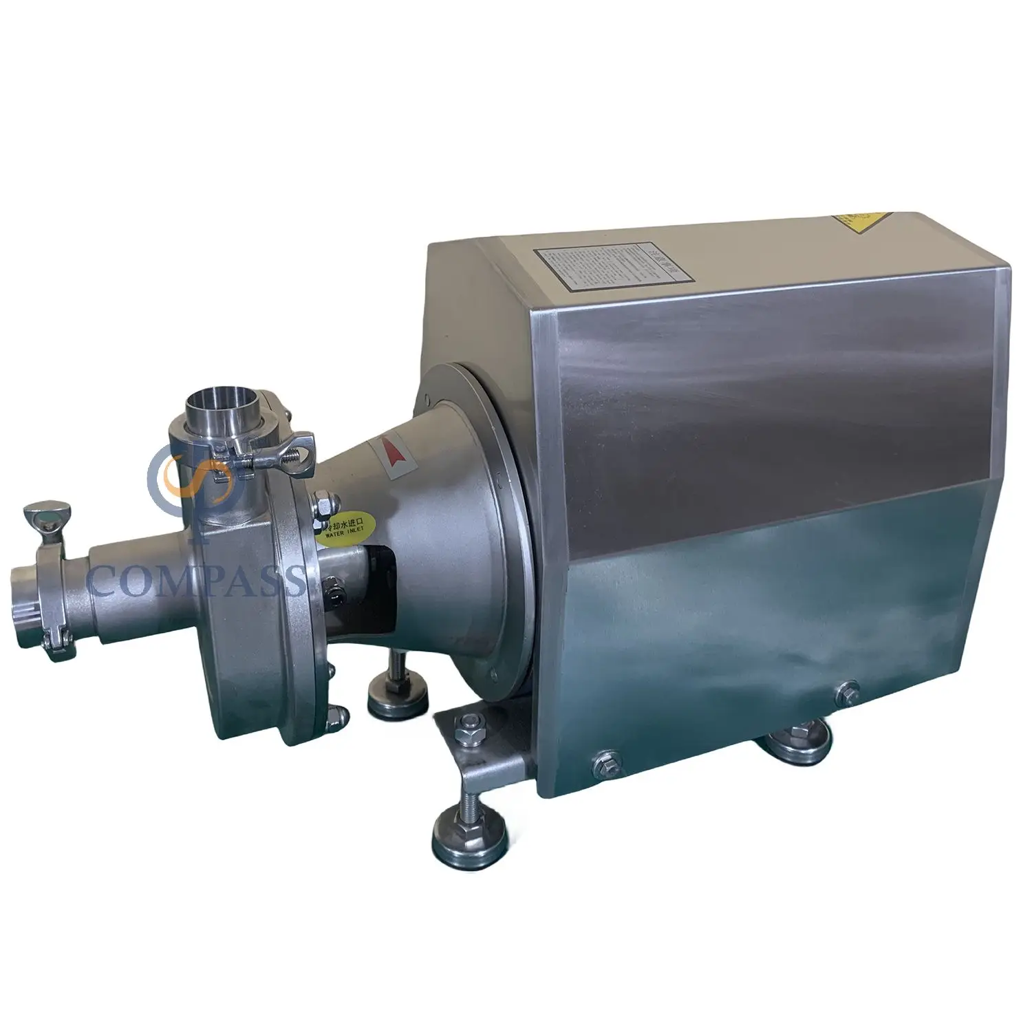 Hygienic Food Grade 2.2KW Stainless Steel SS304 380V Vacuum Sanitary Negative Pressure Pump
