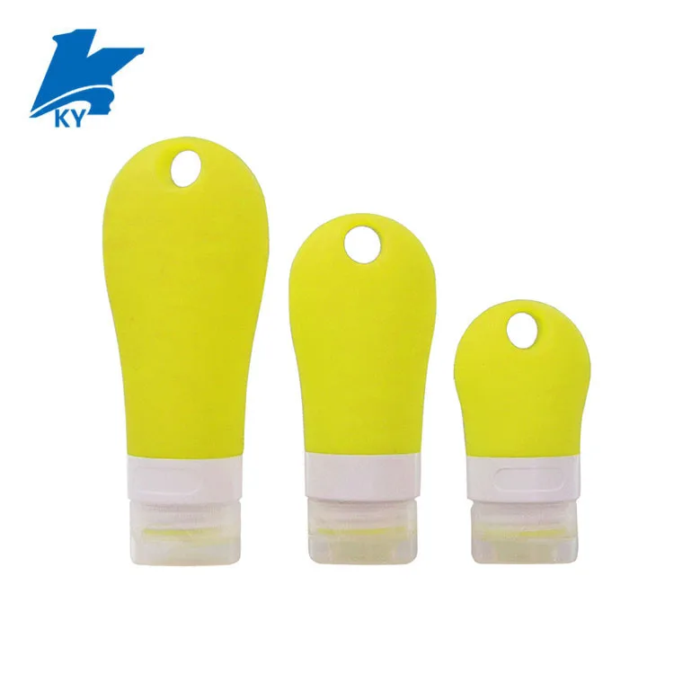 Wholesale bulk travel silicone bottle set for hand sanitizer or cosmetics