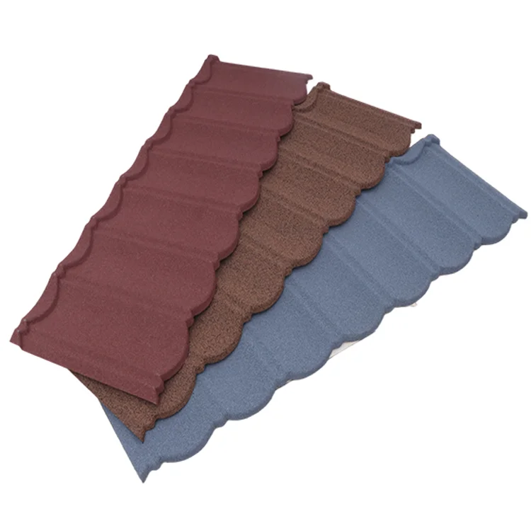  Stone coated steel metal roofing shingle shake