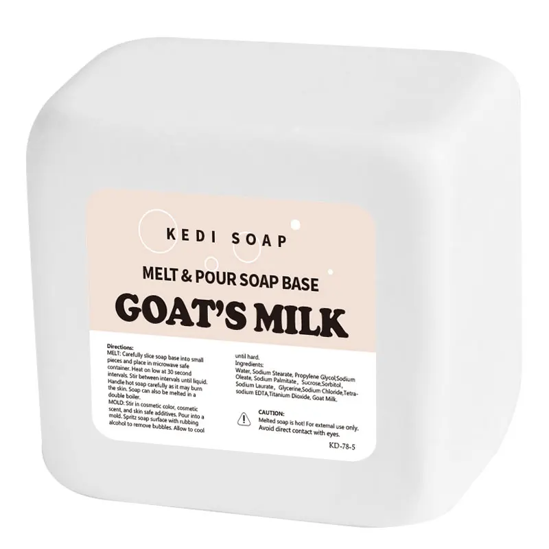 KD-78-5 непрозрачной белой глицерин козье молоко мыльной основы расплава и залить нержавеющая сталь мыла нержавеющая сталь база