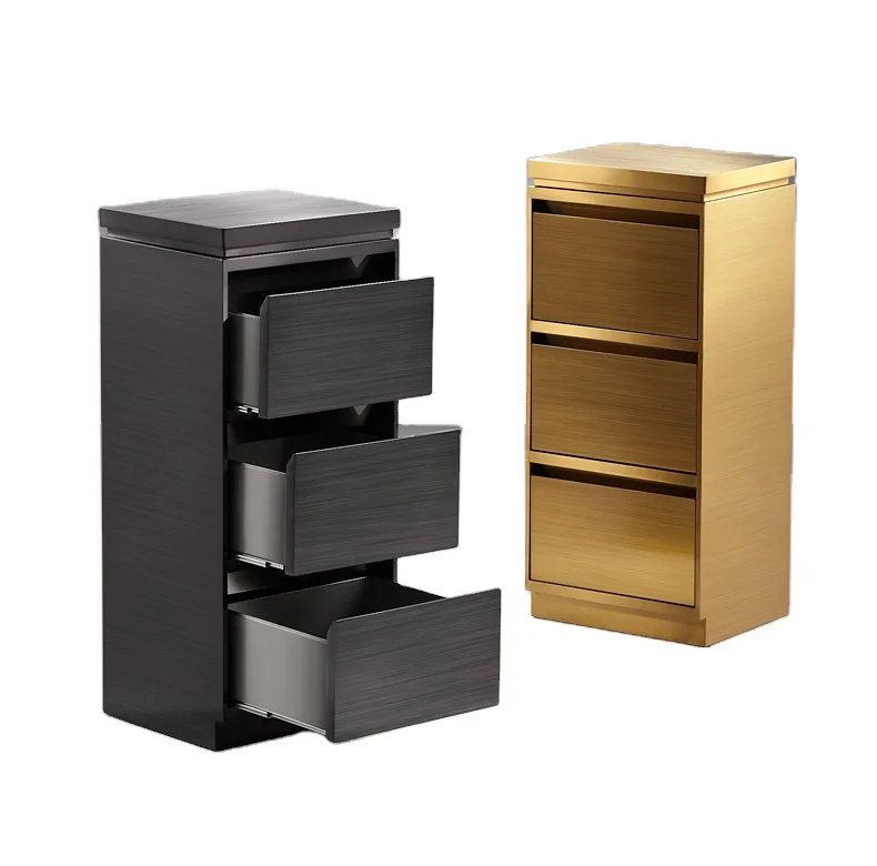 Stainless Steel Barber Shop Tool Cabinet Hair Salon Hairdressing Station  Dyeing Tool Car Storage Drawer Factory Direct Supply