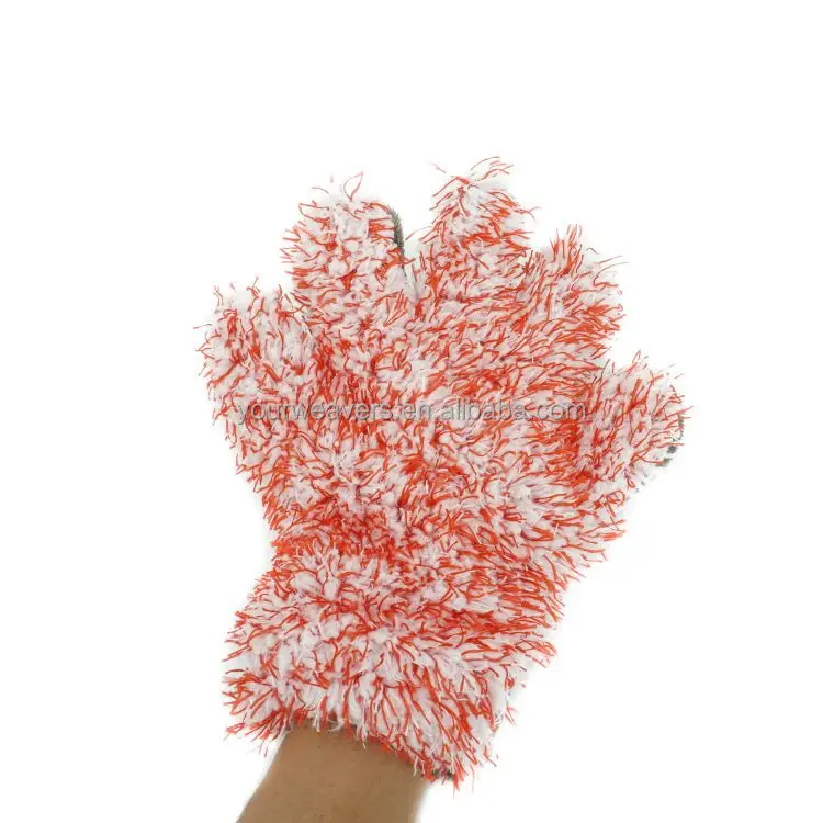Wholesale Multicolor Microfiber Car Wash Mitt Super Durable Car Cleaning Glove Mitts Micro Fiber Car Wash