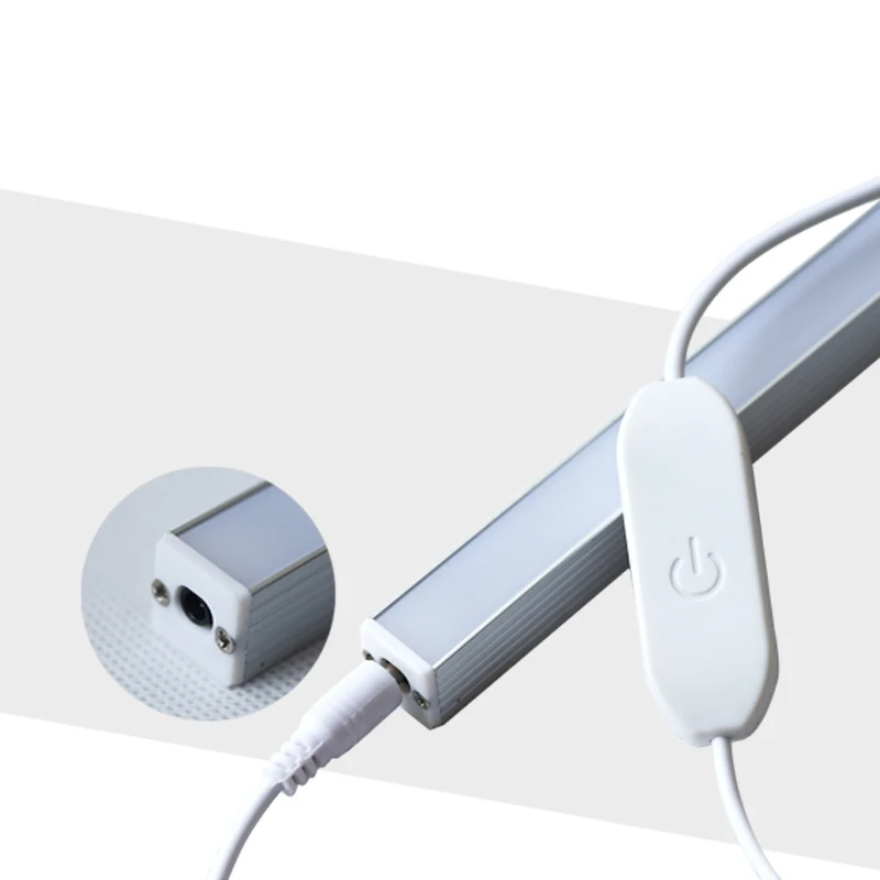 Hot selling pure aluminum magnet usb rechargeable adjustable led reading lamps electronic senor light for study