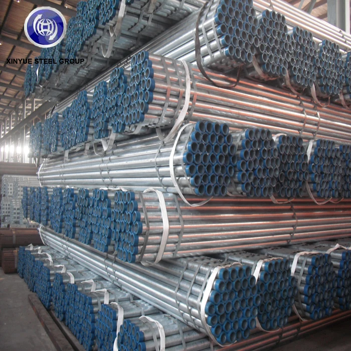 Hot Dip Galvanized GI Coated Welded and Seamless A53 GR.B Steel Pipe Water ERW Pipeline