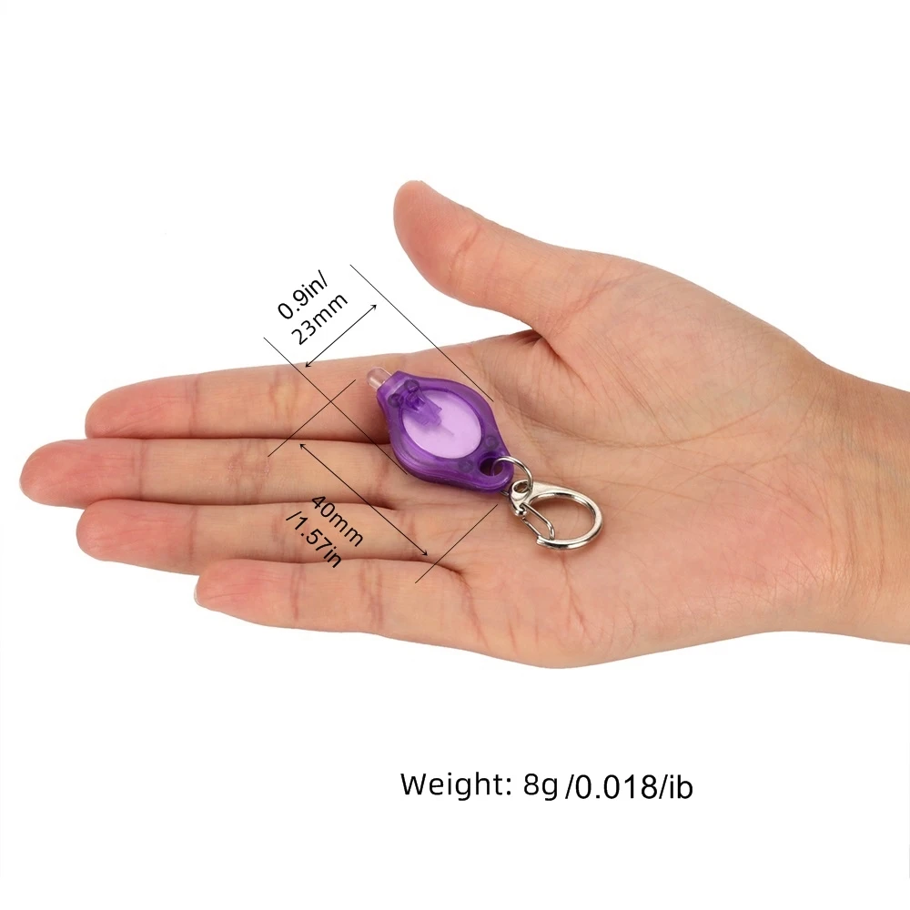 Alonefire F6 LED Mini Night keyhole Keychain light Cool Portable Gift flashlight Emergency lighting backup Key chain Child lamp