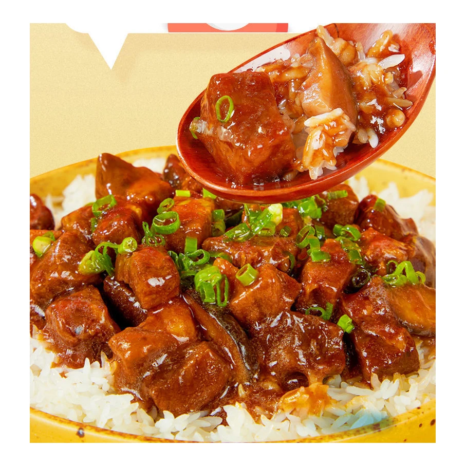 bulk pot cook multi flavor lazy fast food white instant self heating rice Microwaveable Ready to Eat wholesale factory cheap