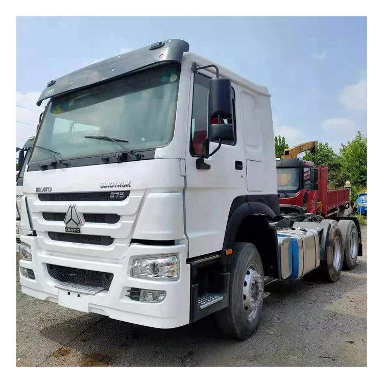  Б/у дизельный двигатель 375HP прицеп грузовик Howo 6x4 трактор