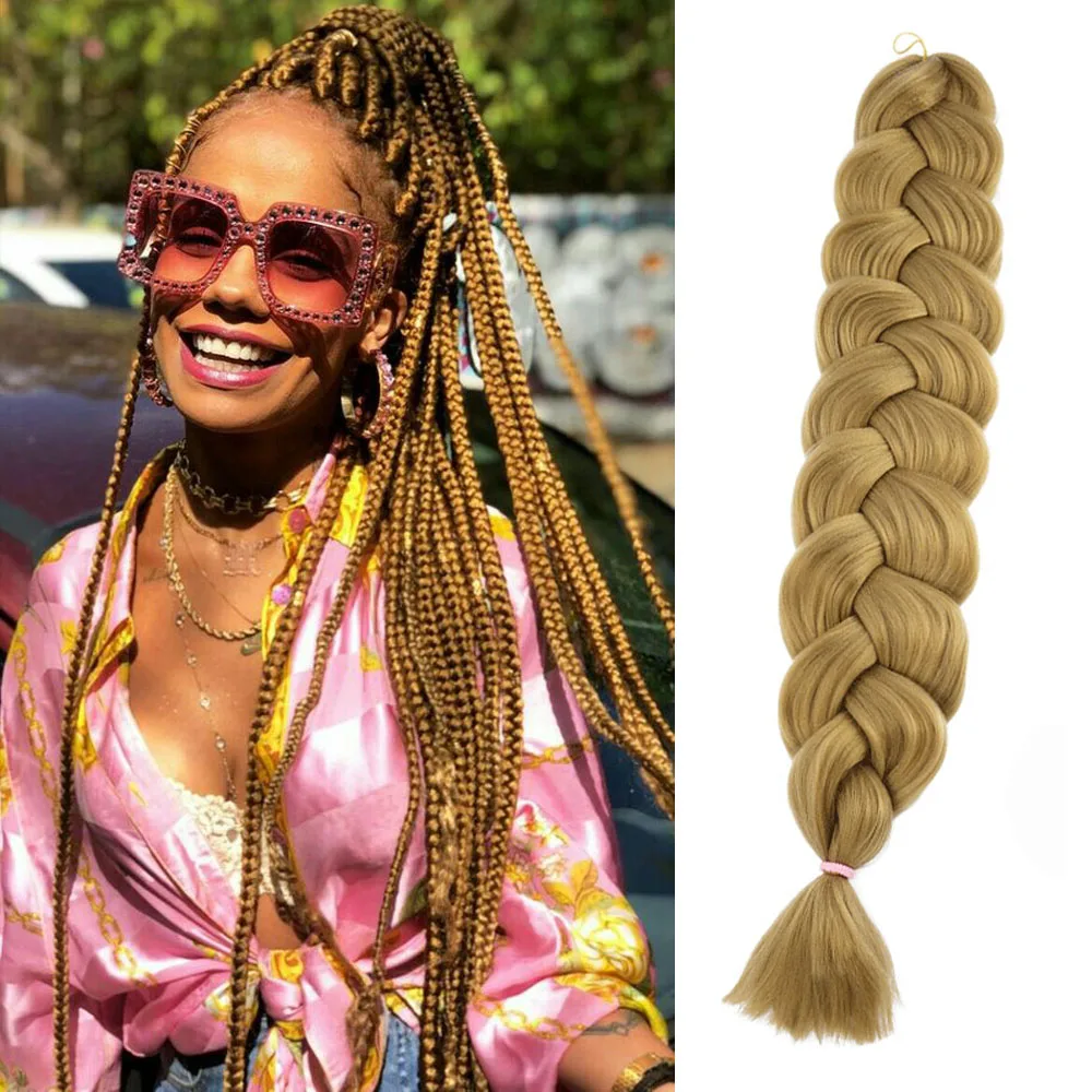 Synthetic Jumbo Hair Braids Expression Jumbo Hair Braid  Wholesale In Bulk Synthetic Hair Extension 82 Inch