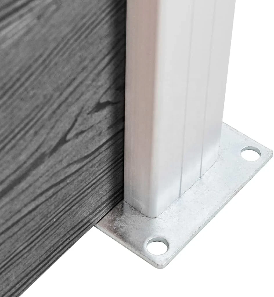 Wood Plastic Composite Boards Panel for houses courtyard wpc fencing panel Pergola Patio Balcony Waterproof  Garden fence