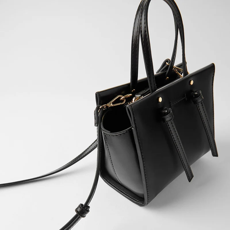 
Hand bags women black messenger bag leather handbags 