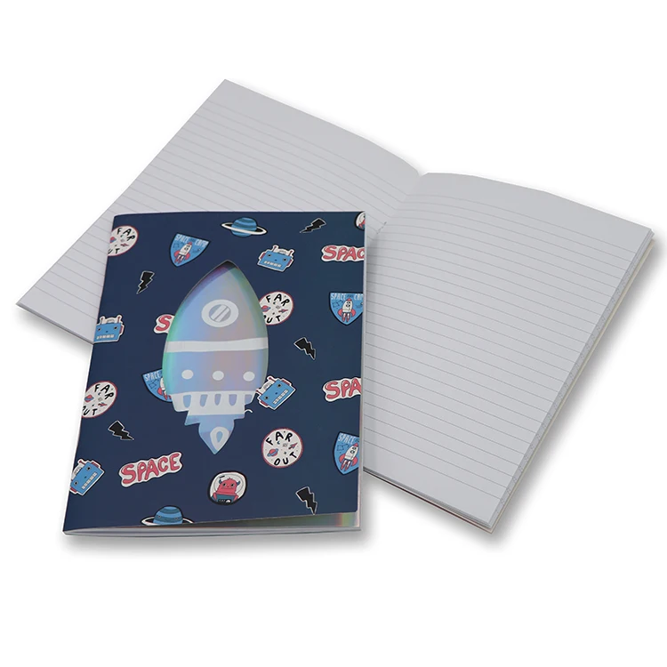 A5 Children Kids Single Lined Note Book School Cover Exercise Books
