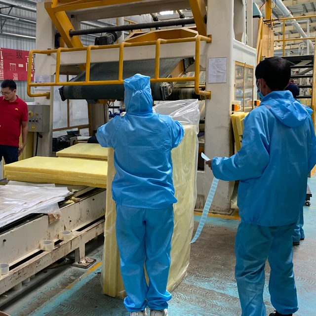 50mm air Duct Heat and Cool Preservation Aluminum Foil Backed Fiberglass Wool Board Panel