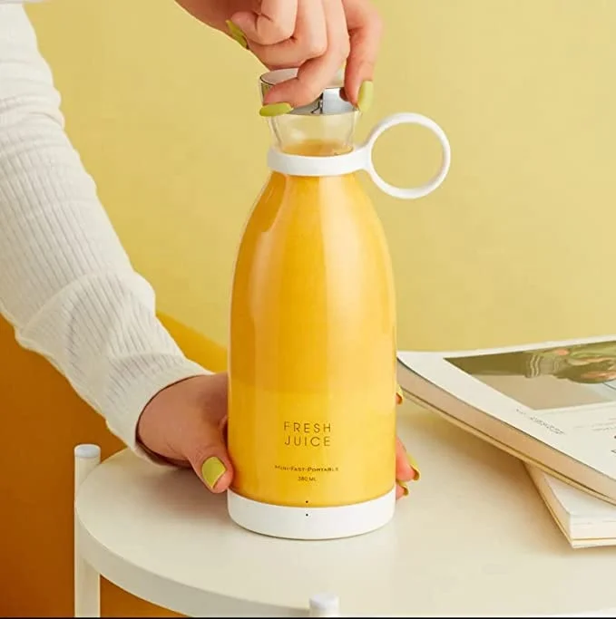 Portable Mini Blender High Power Ice Crusher Automatic Usb Machine Portable Blender Mixer Bottle Juicer Fruit Battery Blender