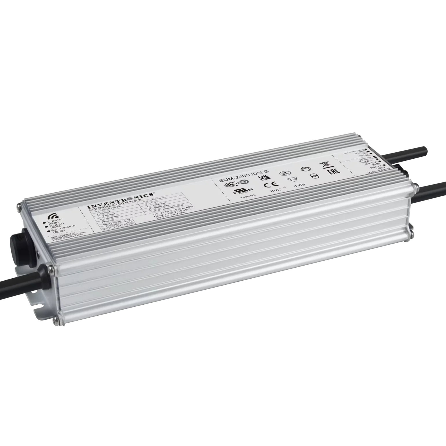 Inventronics EUM-240SXXXMX EUM-240SxxxMG EUM-240SxxxMT 0-10V 240W KingBrite Led driver Dimmable Led driver For Grow Lights