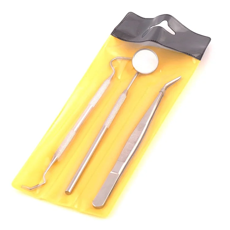 Surgery instrument Dental  Mirror, Dental explorer probe, Dental tweezer