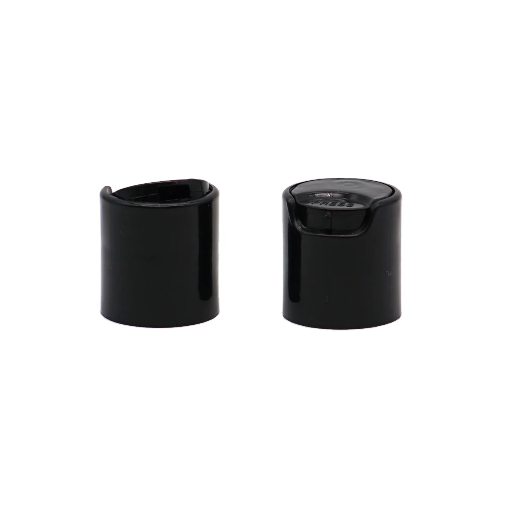 
20/410 disc top cap black press cap ready to ship 