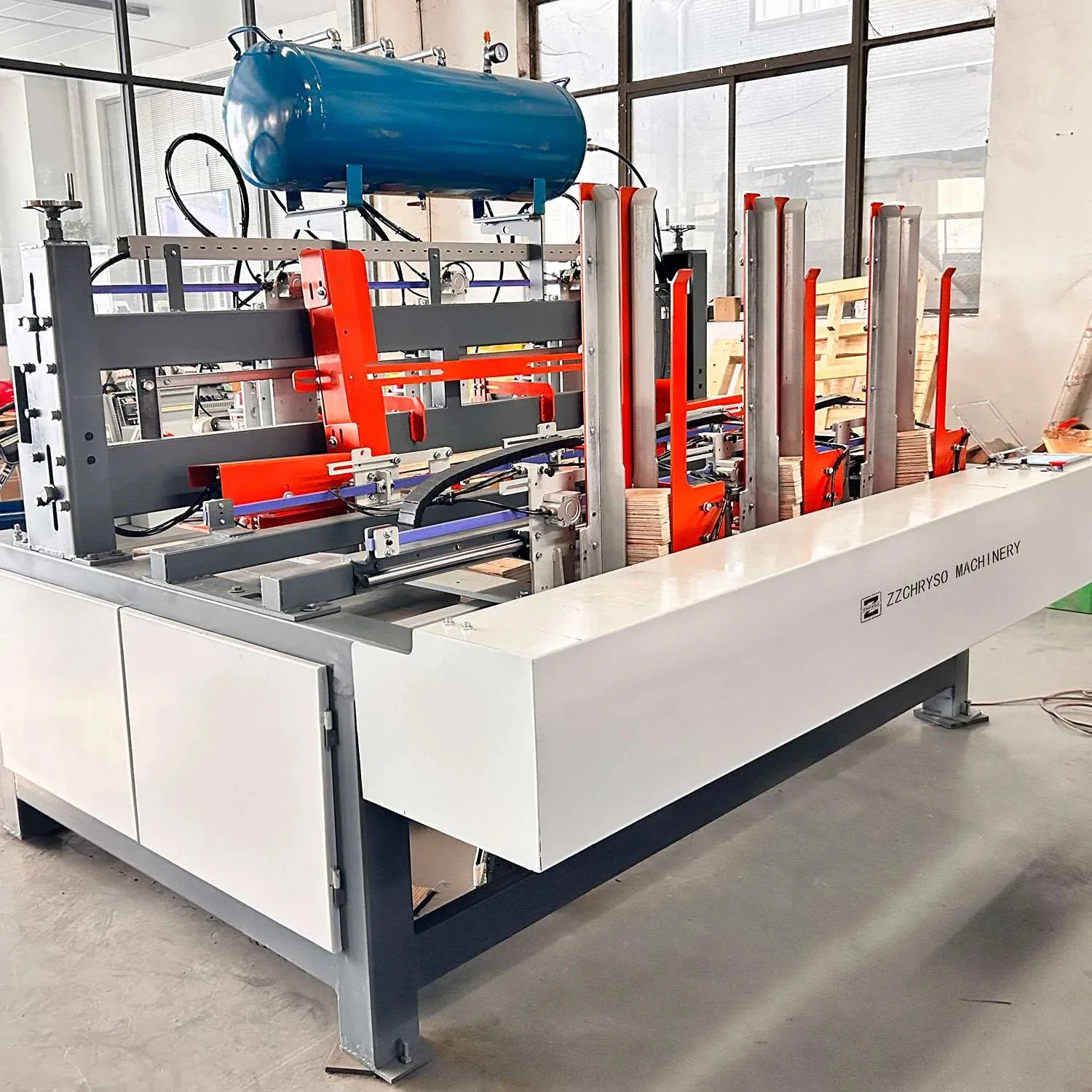 Automatic pallet nailing machine pallet feet assembly machine for your Euro Pallet