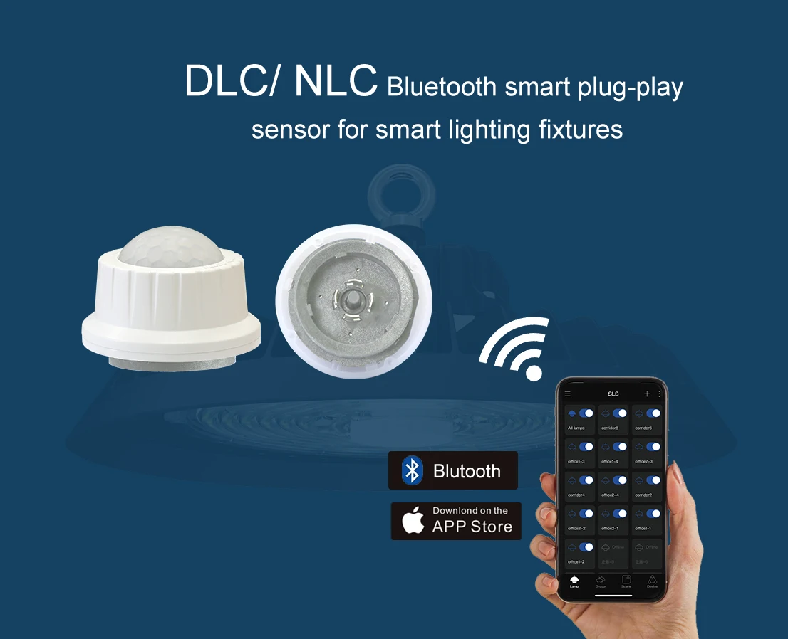 Zhaga BlUe Mesh Sensor For High Bay Light Control Zhaga Receptacle Microwave Sensor