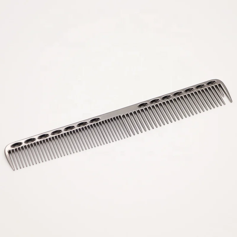 Hot Sell Professional Barbers Salon Hairdressing Aluminum Hair Cutting Comb For Barbershop Hairdressing