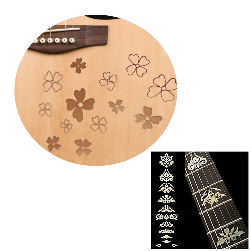 Высококлассная пользовательская водная переводная наклейка Foshan 635*457 мм сильная трехмерная водная печать этикеток для музыкального инструмента