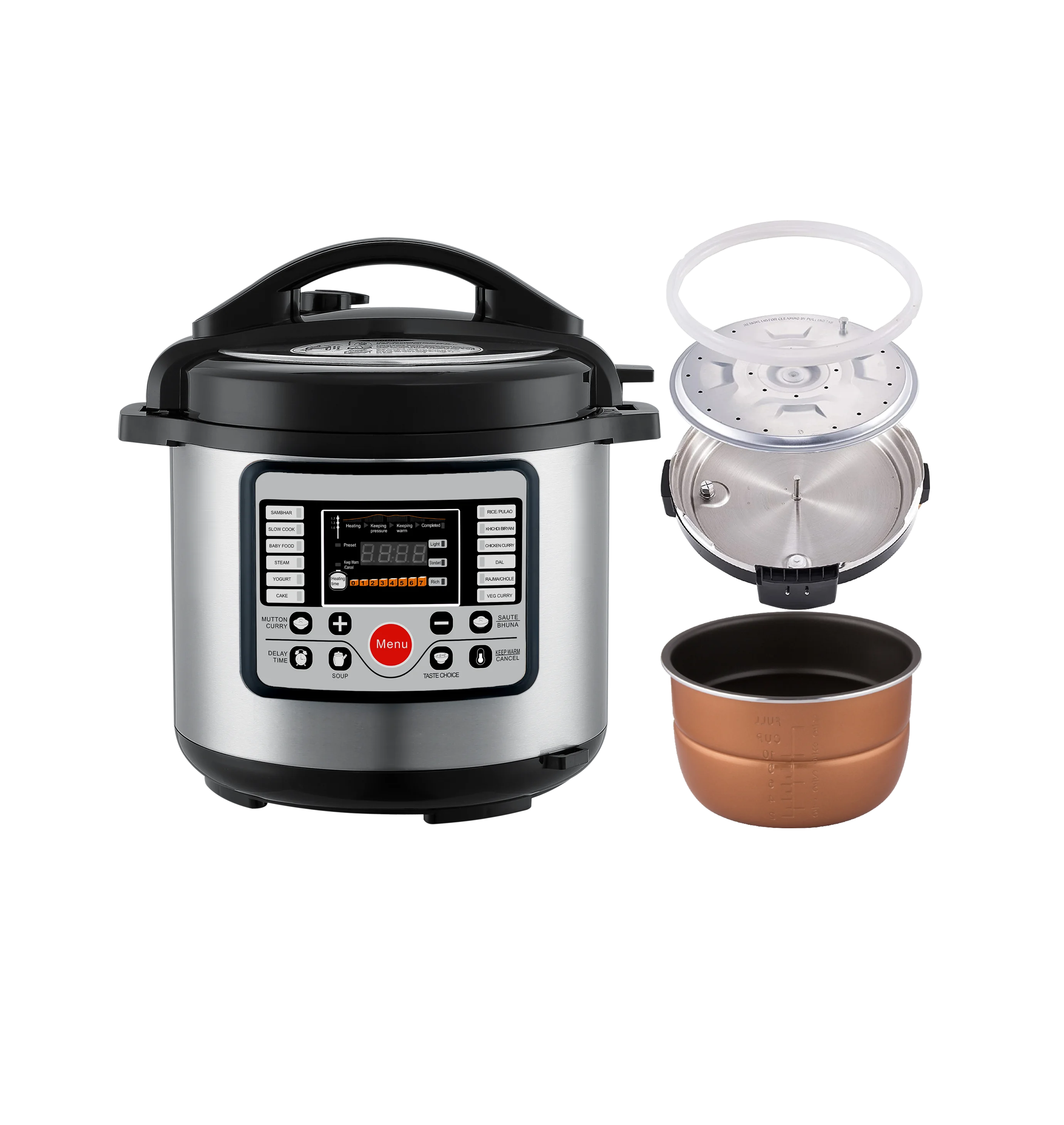 
12L High Quality 12-in-1 Programmable Commercial Large Multi Cooker Multi-function Electric Pressure Cooker 