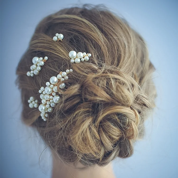 Bridal hair pins wedding 2020 Fashion Hair Accessories Wedding Pearl Bridal hair accessories