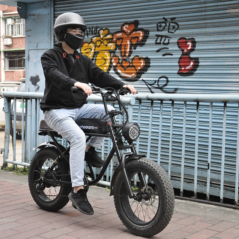 1000W New Design Ladies Fat Tire Folding Ebike R1 Series Retro Vintage Electric City Bikes