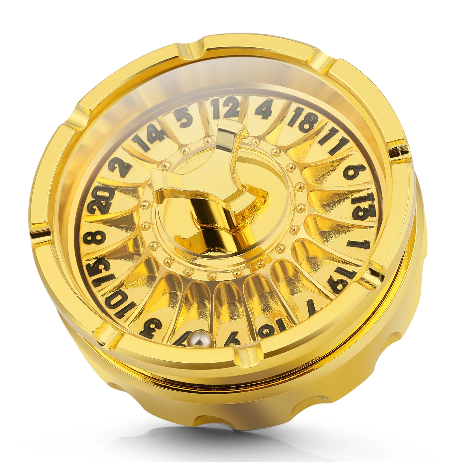 Roulette Fidget Spinner D20 Revolver Roulette Unsual Dice Set D&D Rotating Dice D20 for RPGs Dungeons and Dragons Table Top Game