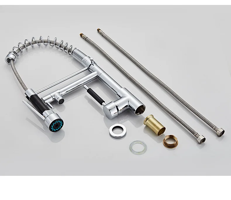 Classic Pull Out Pre Rinse Spray Kitchen Faucet Wall Mount Commercial Catering Pre Rinse Unit Faucet Tap